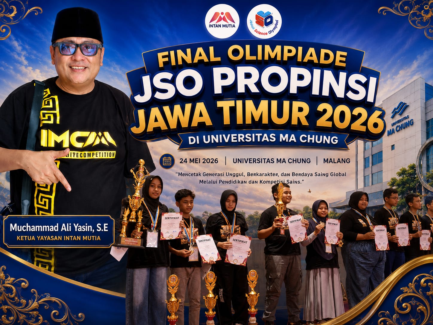 Final JSO Jawa Timur 2026 di Universitas Ma Chung Cetak Generasi Juara Berprestasi dan Berkarakter