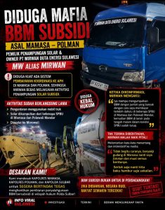 *Diduga Ada Koordinasi dengan Oknum APH, Aktivitas Penampungan Solar Subsidi di Mamasa–Polman Diminta Diinvestigasi*