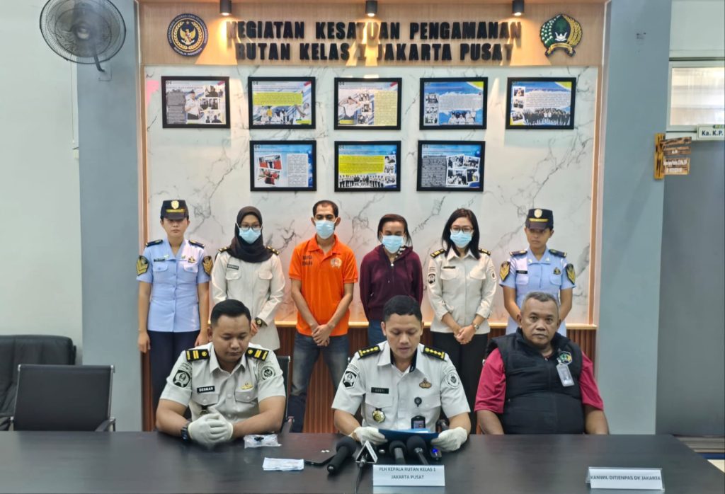 Petugas Rutan Kelas I Jakarta Pusat Kembali Gagalkan Penyelundupan Diduga Sabu yang Disembunyikan di Pakaian Dalam Pengunjung