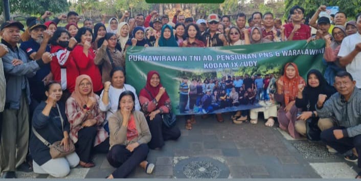 Purnawirawan TNI AD, PNS Purna Tugas, dan Warakawuri Kodam IX/Udayana Mohon Pengasihan ke Presiden Prabowo*